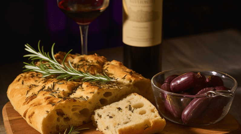 Best Tuscan Reds for Easy Homemade Rosemary Focaccia