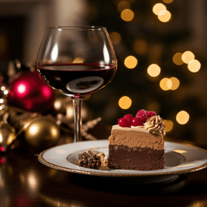 Can I pair Pinot Noir with Christmas dessert