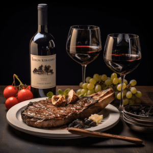 Sangiovese and bistecca fiorentina